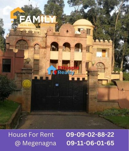 Luxurious B+G+2 House For Rent In Megenagna, Near Bellevue Hotel